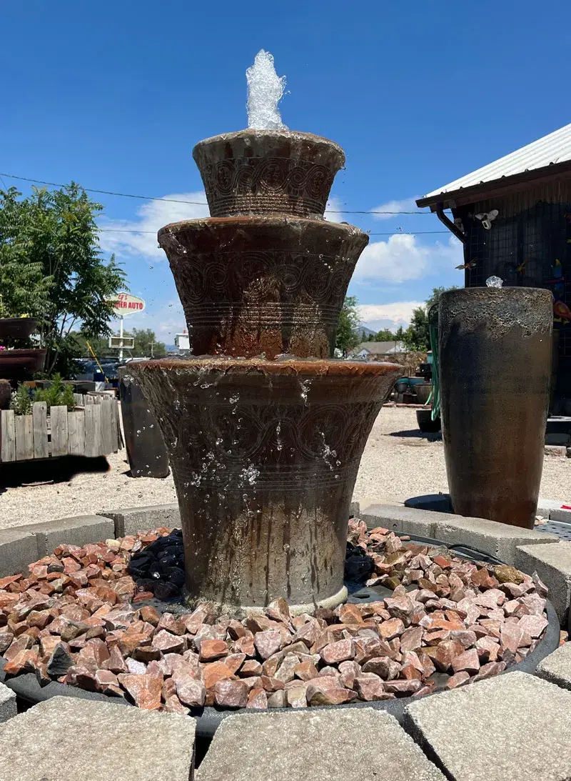Triple layered fountain