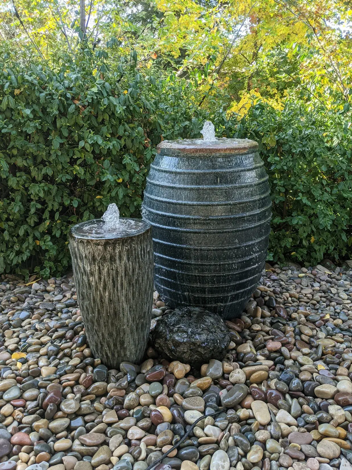 Double water fountain