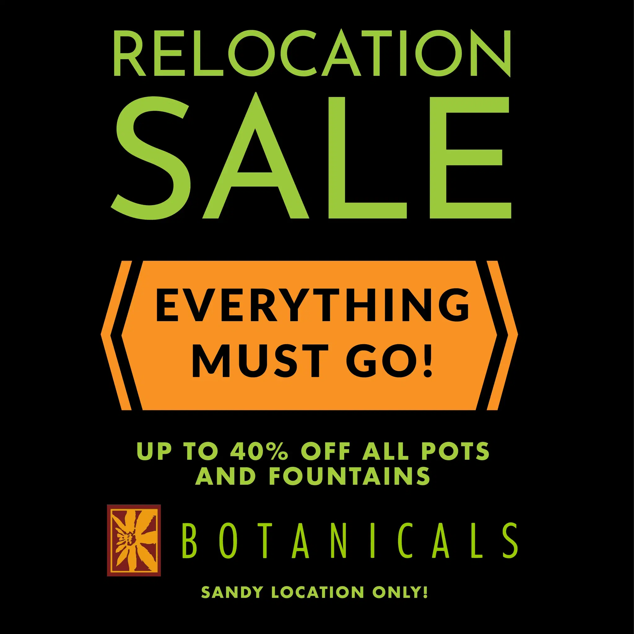 Sandy, Utah Relocation Sale