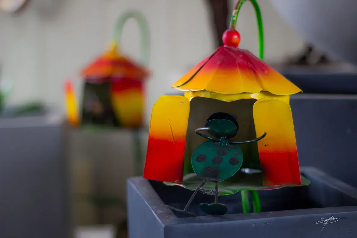 colorful and unique metal art