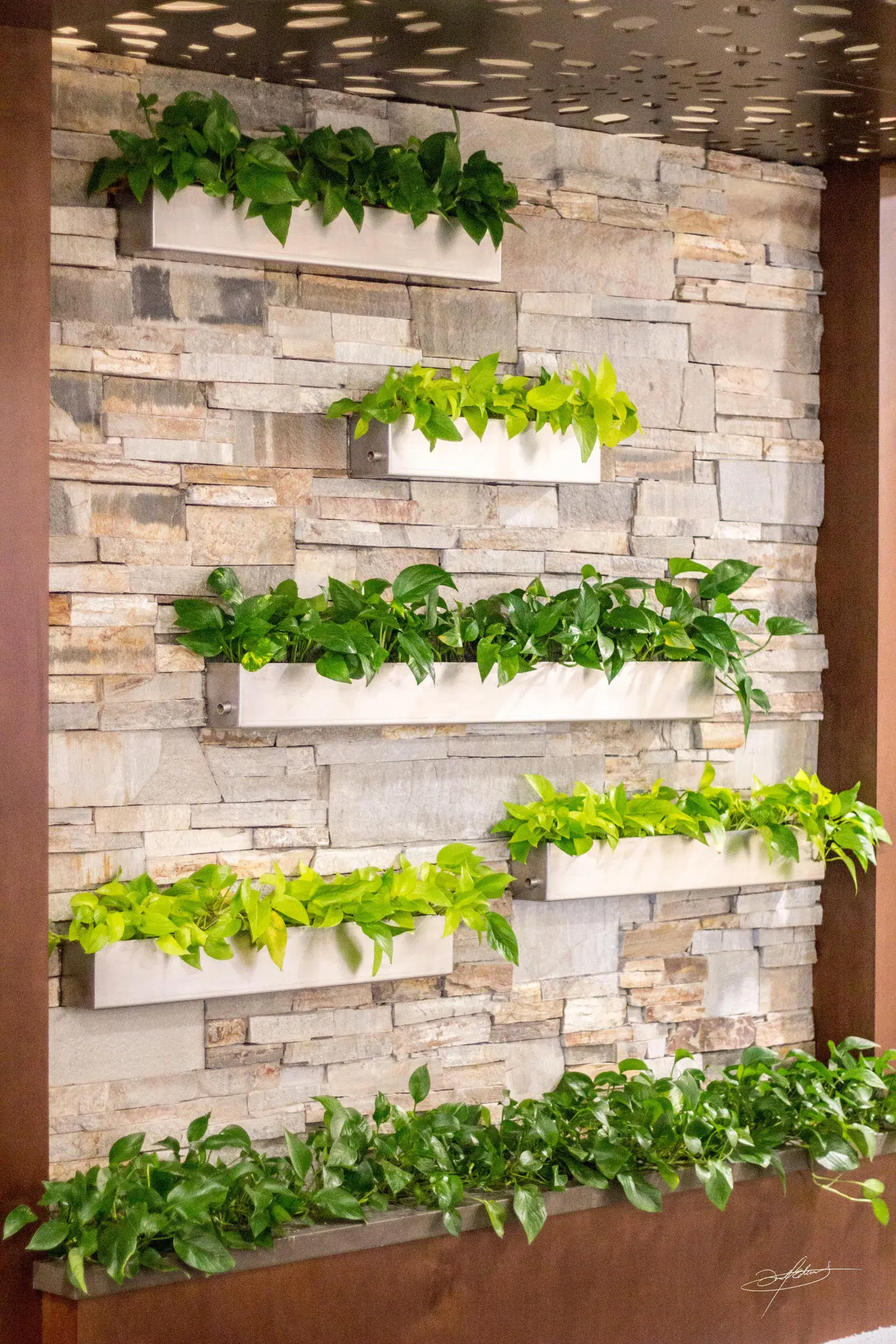 a miniature living interior wall